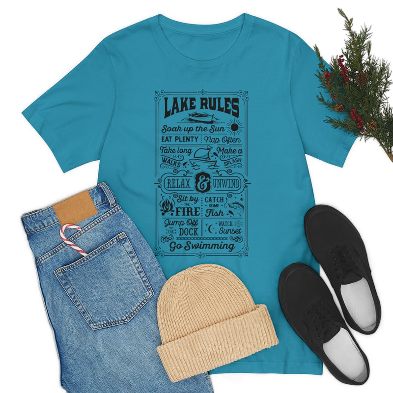 Lake Rules Unisex Jersey Short Sleeve Tee