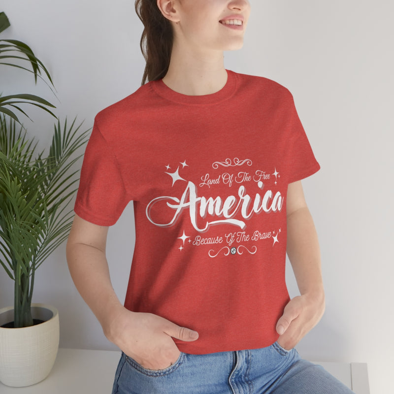 America Unisex Jersey Short Sleeve Tee