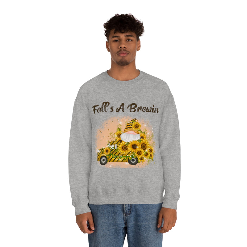 Fall's A Brewin Unisex Heavy Blend™ Crewneck Sweatshirt