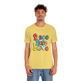 Peace Hope Love Unisex Jersey Short Sleeve Tee