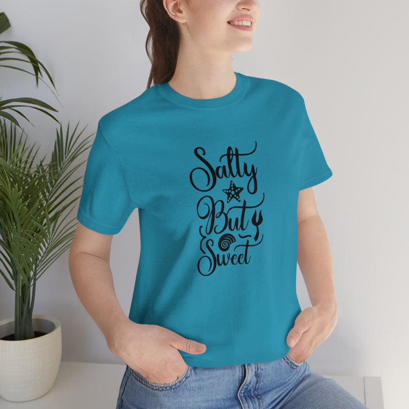 Salty But Sweet Black Unisex Jersey Short Sleeve Tee