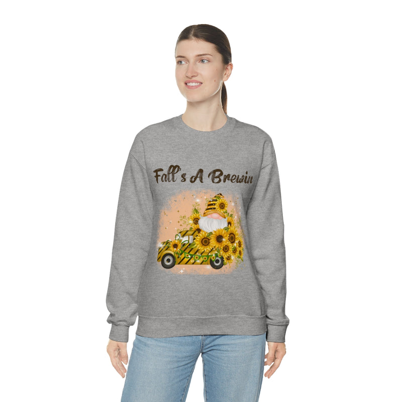 Fall's A Brewin Unisex Heavy Blend™ Crewneck Sweatshirt