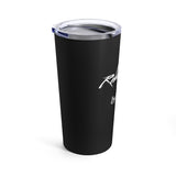 Remember Me White/Black Kirsten Logo Tumbler 20oz