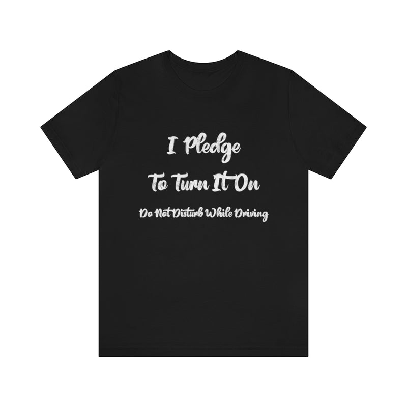 I Pledge White Unisex Jersey Short Sleeve Tee