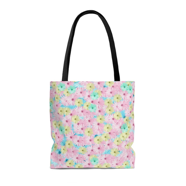 Pastel Floral AOP Tote Bag