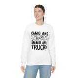 Camo And Bucks Unisex Heavy Blend™ Crewneck Sweatshirt