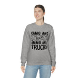 Camo And Bucks Unisex Heavy Blend™ Crewneck Sweatshirt