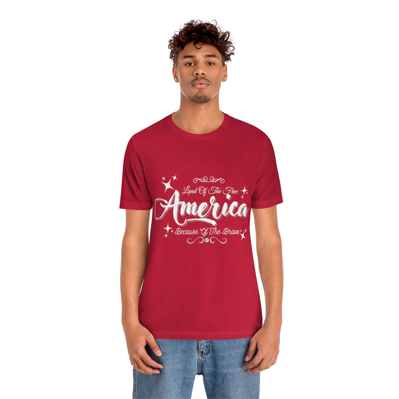 America Unisex Jersey Short Sleeve Tee