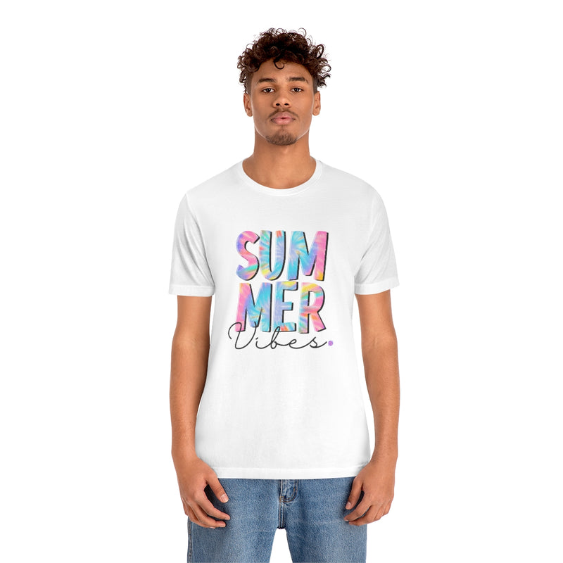 Pastel Summer Vibes Unisex Jersey Short Sleeve Tee