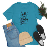 Salty But Sweet Black Unisex Jersey Short Sleeve Tee