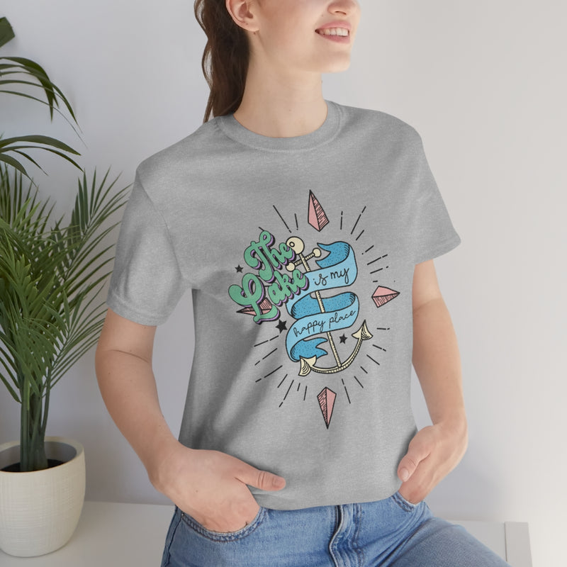 Happy Place Unisex Jersey Short Sleeve Tee