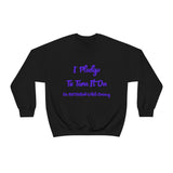 I Pledge Purple Unisex Heavy Blend™ Crewneck Sweatshirt