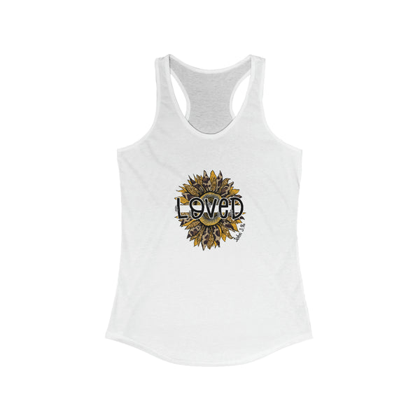 Loved Sunflower Women's Ideal Racerback Tank