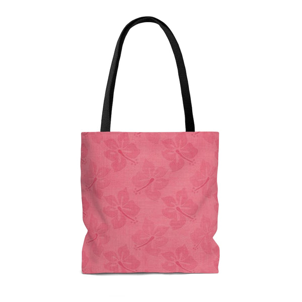 Pink Hawaiian AOP Tote Bag