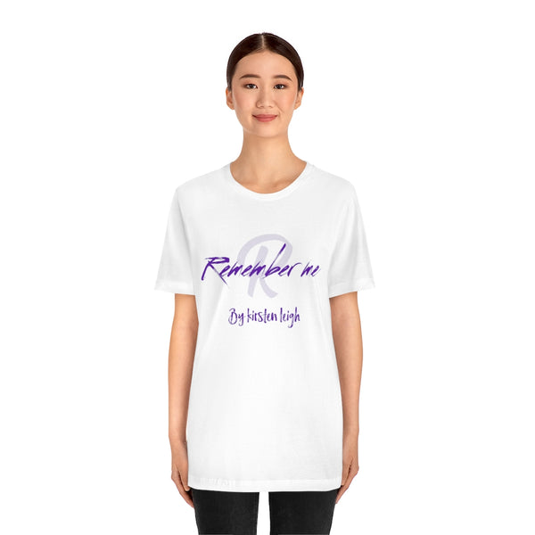 Remember Me Kirsten Purple Logo Unisex Jersey Short Sleeve Tee