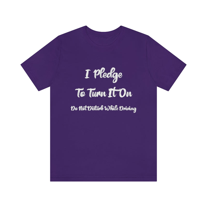 I Pledge White Unisex Jersey Short Sleeve Tee