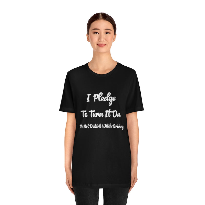 I Pledge White Unisex Jersey Short Sleeve Tee