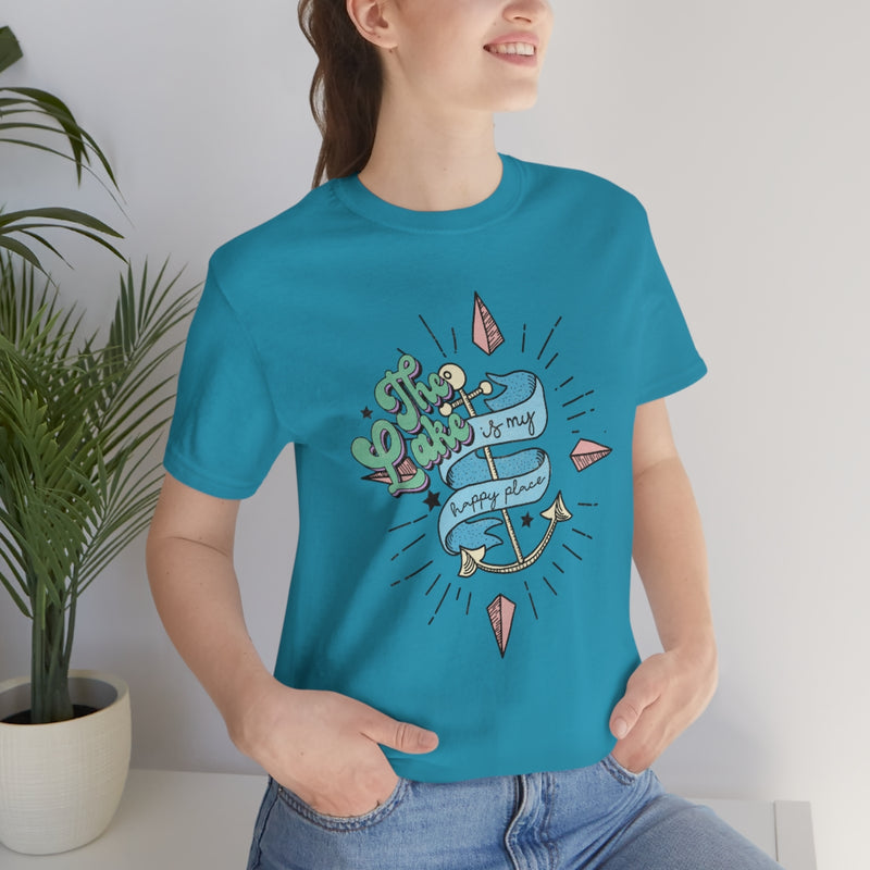 Happy Place Unisex Jersey Short Sleeve Tee