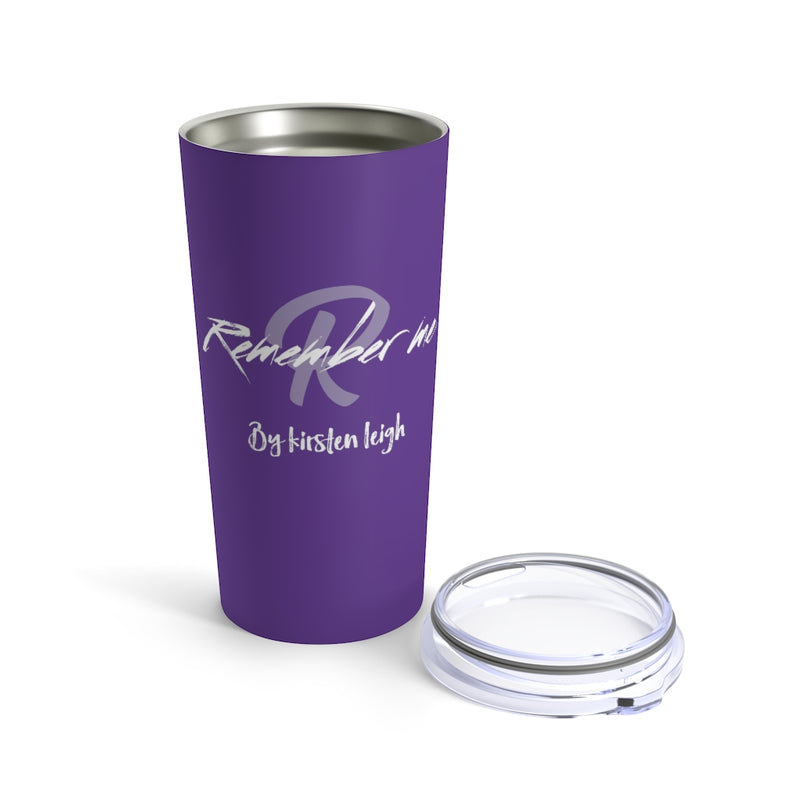 Remember Me Purple/Purple Kirsten Logo Tumbler 20oz