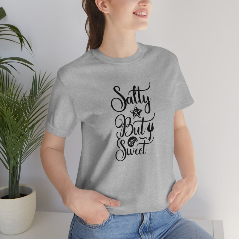 Salty But Sweet Black Unisex Jersey Short Sleeve Tee