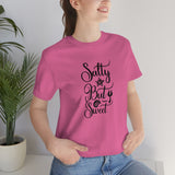 Salty But Sweet Black Unisex Jersey Short Sleeve Tee