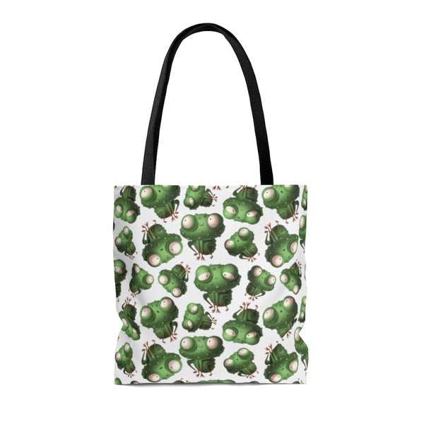 Funny Frog AOP Tote Bag