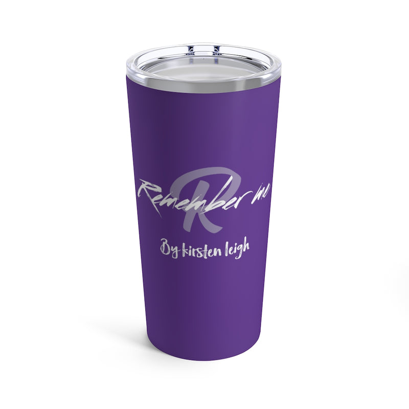 Remember Me Purple/Purple Kirsten Logo Tumbler 20oz