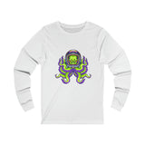 Angry Alien Octopus Unisex Jersey Long Sleeve Tee