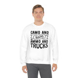 Camo And Bucks Unisex Heavy Blend™ Crewneck Sweatshirt