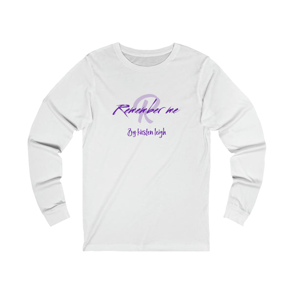 Remember Me Kirsten Purple Logo Unisex Jersey Long Sleeve Tee