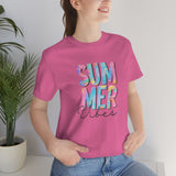 Pastel Summer Vibes Unisex Jersey Short Sleeve Tee