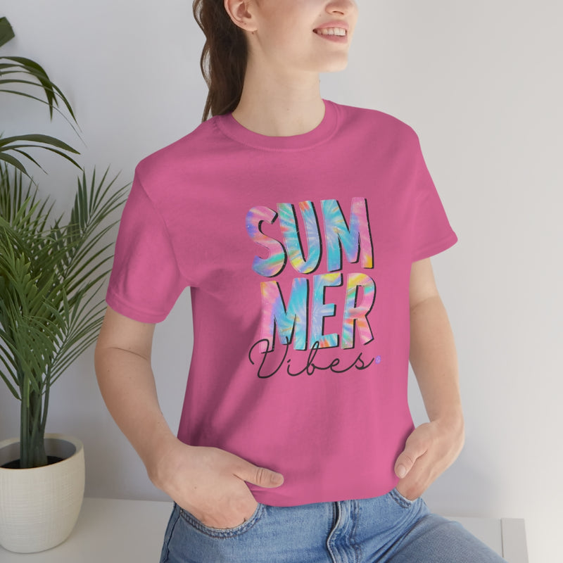 Pastel Summer Vibes Unisex Jersey Short Sleeve Tee