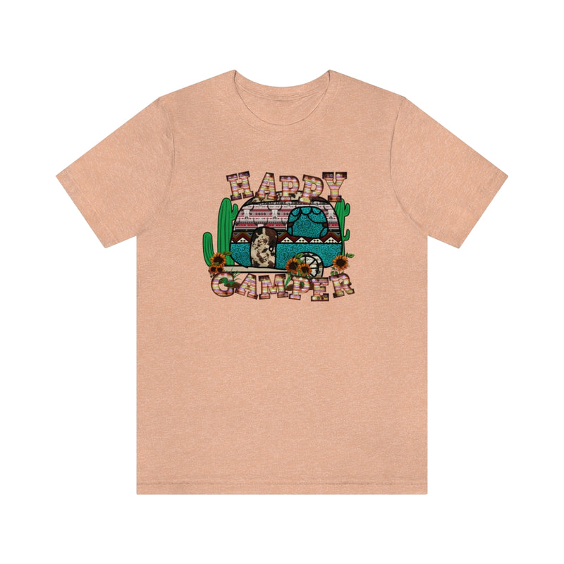 Happy Camper Unisex Jersey Short Sleeve Tee