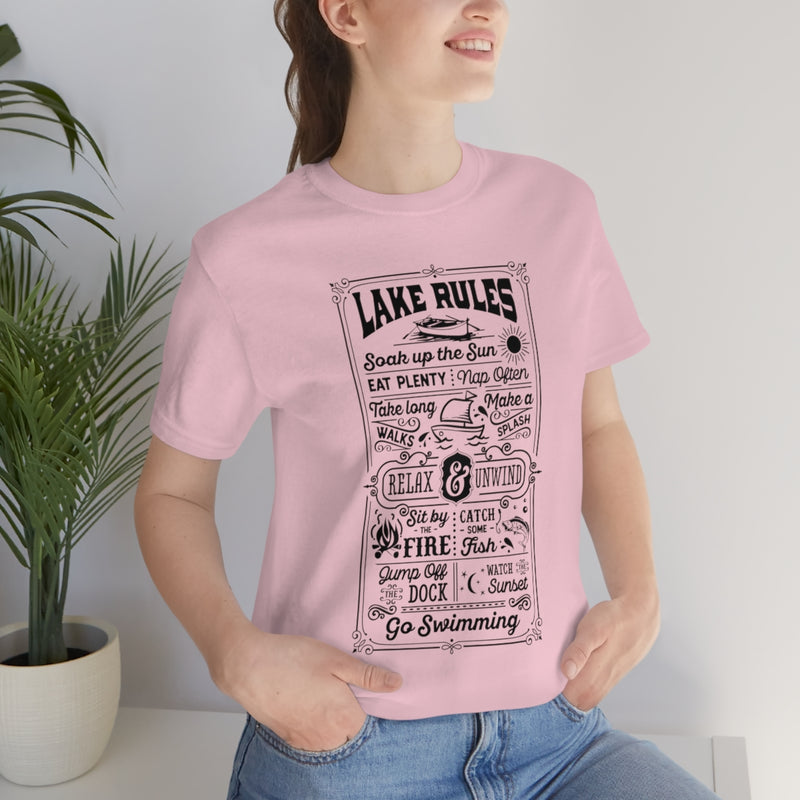 Lake Rules Unisex Jersey Short Sleeve Tee