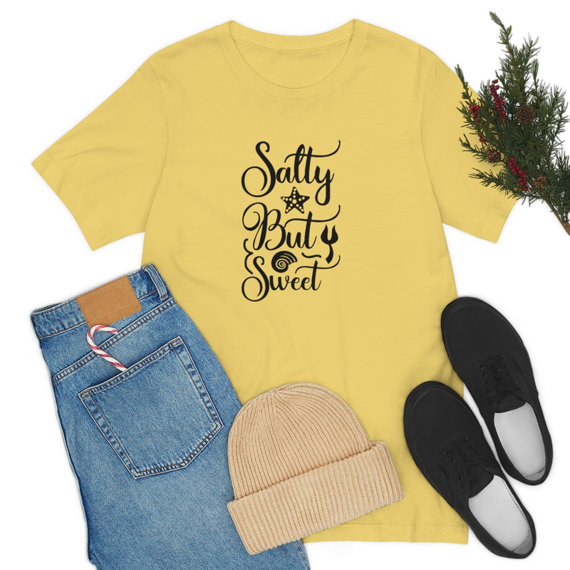 Salty But Sweet Black Unisex Jersey Short Sleeve Tee