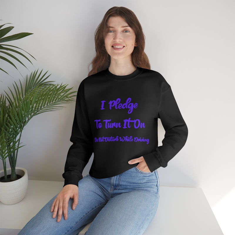 I Pledge Purple Unisex Heavy Blend™ Crewneck Sweatshirt