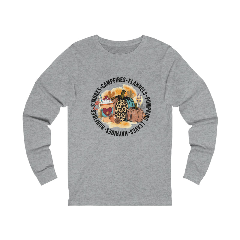 Fall Fun Unisex Jersey Long Sleeve Tee