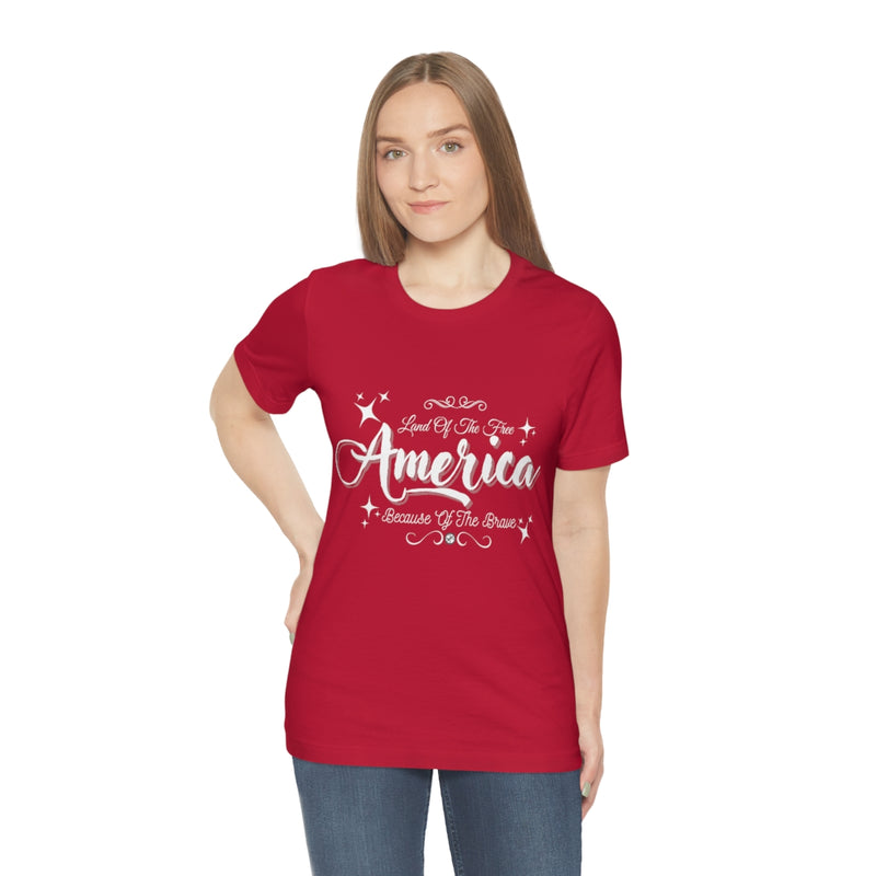 America Unisex Jersey Short Sleeve Tee