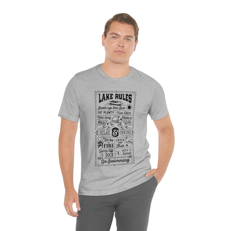 Lake Rules Unisex Jersey Short Sleeve Tee