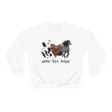 Peace Love Horses Unisex Heavy Blend™ Crewneck Sweatshirt