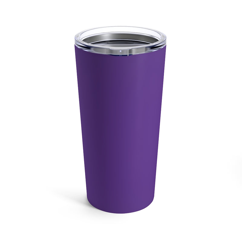 Remember Me White/Purple Kirsten Logo Tumbler 20oz