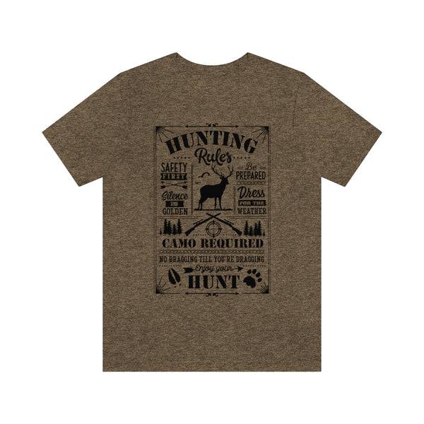 Hunting Rules Unisex Jersey Short Sleeve Tee