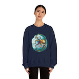 Watercolor Octopus Unisex Heavy Blend™ Crewneck Sweatshirt