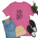 Salty But Sweet Black Unisex Jersey Short Sleeve Tee