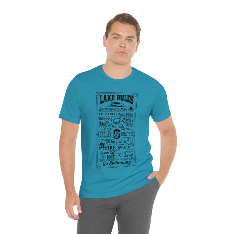 Lake Rules Unisex Jersey Short Sleeve Tee