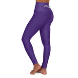 Purple High Waisted Yoga Leggings