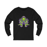 Angry Alien Octopus Unisex Jersey Long Sleeve Tee