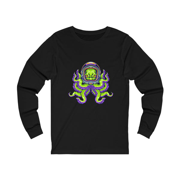 Angry Alien Octopus Unisex Jersey Long Sleeve Tee