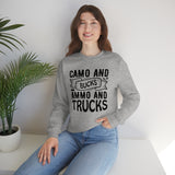 Camo And Bucks Unisex Heavy Blend™ Crewneck Sweatshirt