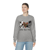 Peace Love Horses Unisex Heavy Blend™ Crewneck Sweatshirt